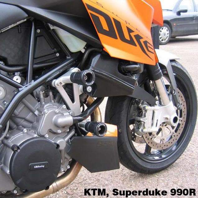 GBRacing Crash Mushrooms Set | KTM 950 Supermoto 2005>2006-CP-SD-2-SET-GBR-Crash Protection-Pyramid Motorcycle Accessories