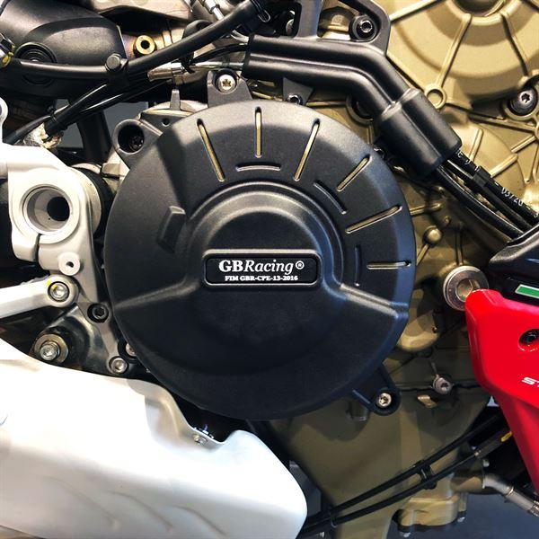 GBRacing Engine Cover - Clutch Cover | Ducati Streetfighter V4 S 2020>Current-EC-V4S-SF-2020-2-GBR-Engine Covers-Pyramid Motorcycle Accessories
