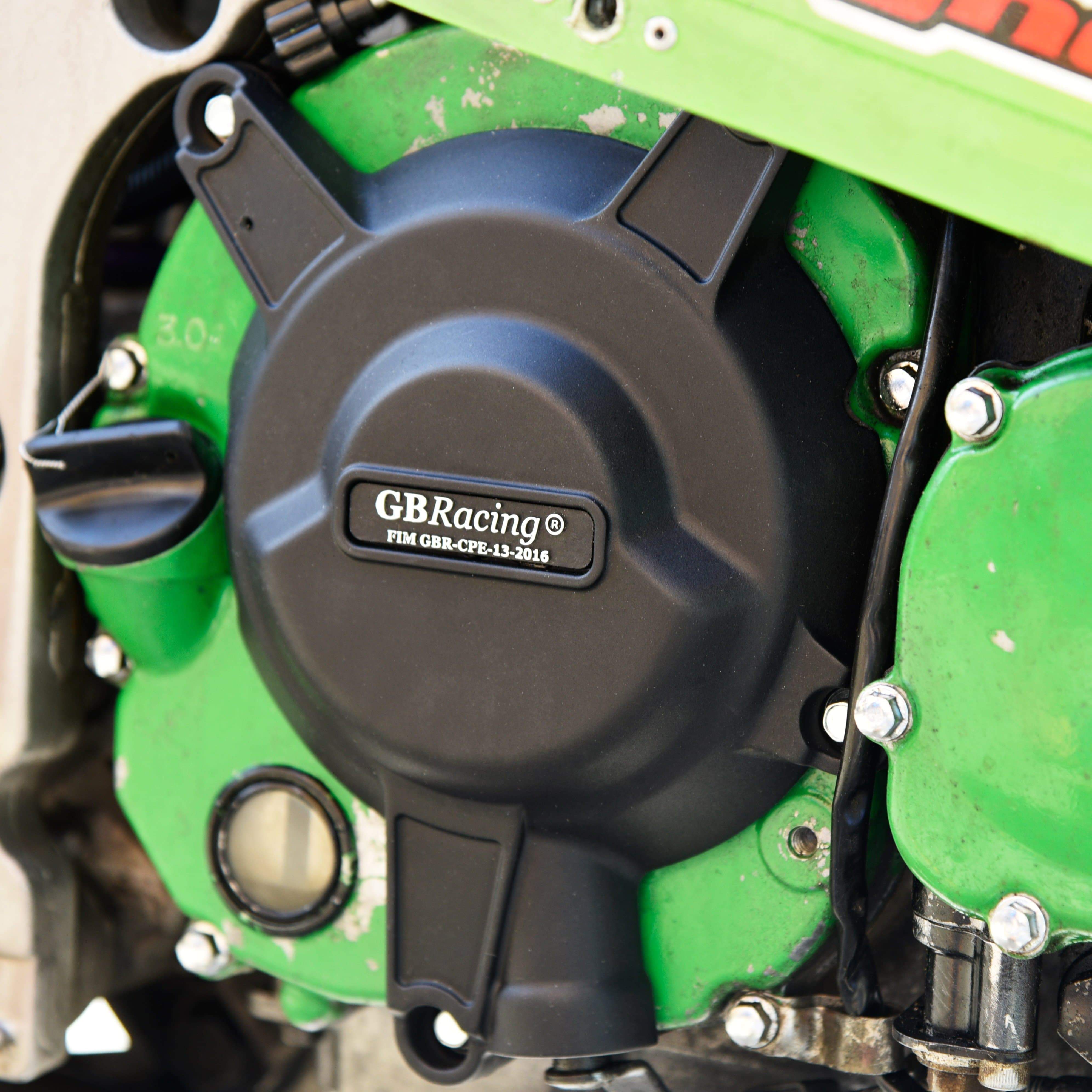 GBRacing Engine Cover - Secondary Clutch Cover | Kawasaki ZXR 400 1991>2003-EC-ZXR400-L1-L9-2-GBR-Engine Covers-Pyramid Motorcycle Accessories