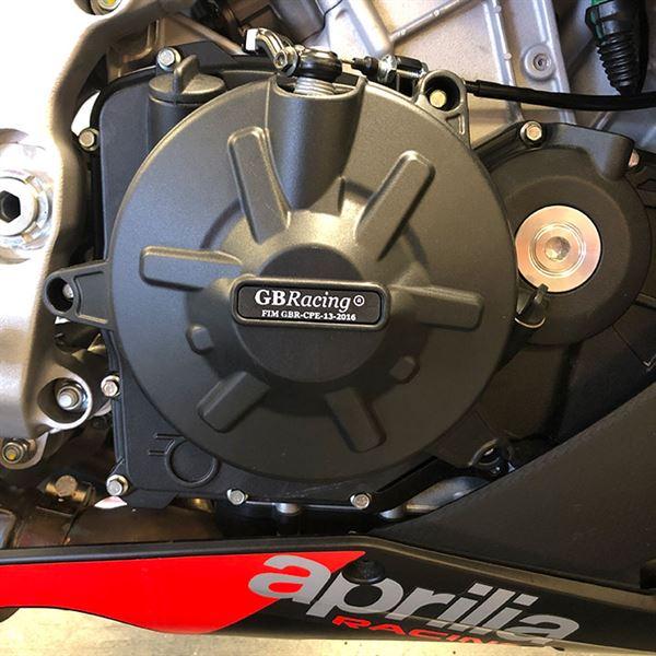 GBRacing Engine Cover Set | Aprilia RSV4 2021>Current-EC-RSV4-2021-SET-GBR-Engine Covers-Pyramid Motorcycle Accessories