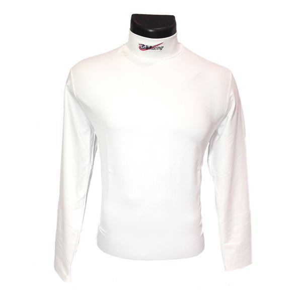 GBRacing Mens Cool Base Layer | White-Merchandise-Pyramid Motorcycle Accessories