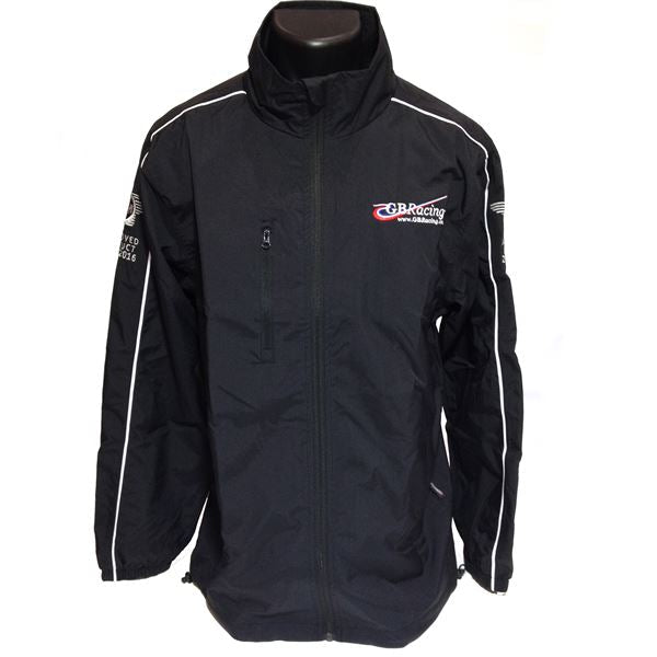 GBRacing Mens Lightweight Rain Jacket | Black-Merchandise-Pyramid Motorcycle Accessories