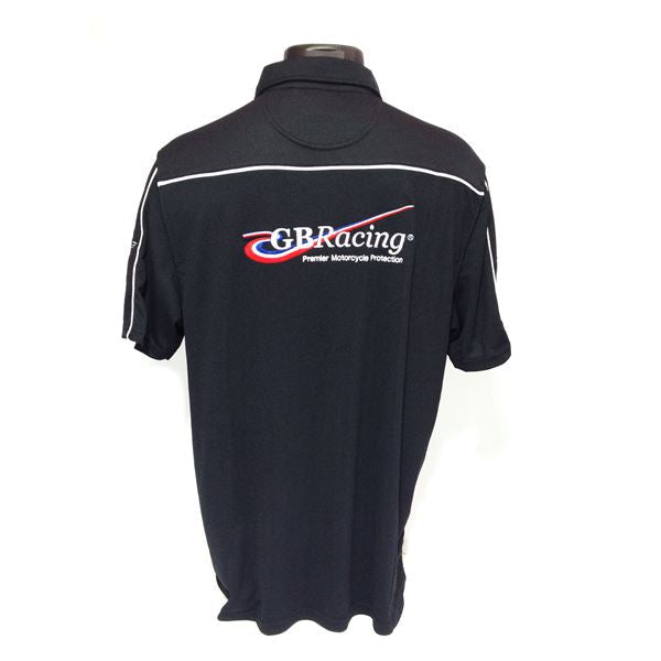 GBRacing Mens Tech Polo | Black -  Shop name