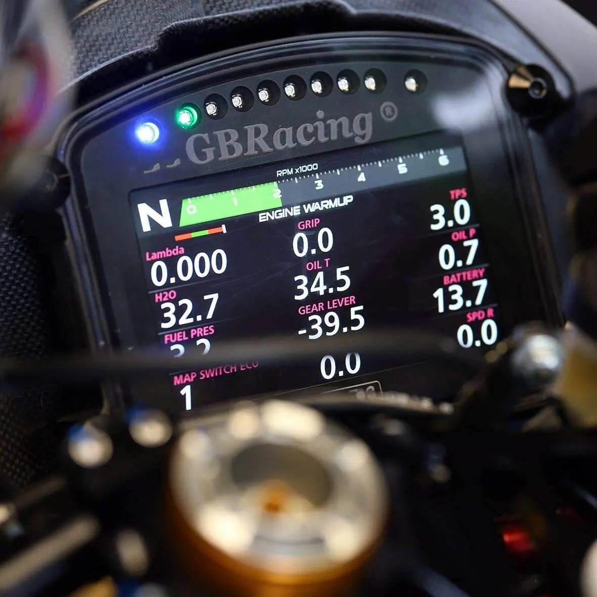 GBRacing MoTec C125 Dash Front Protective Screen - Engraved -  Shop name