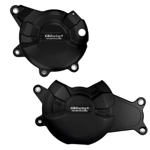 GBRacing Secondary Engine Cover Set | Yamaha MT-07 2014>2020-EC-MT07-2014-SET-GBR-Engine Covers-Pyramid Motorcycle Accessories