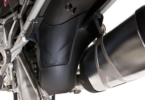 MachineartMoto MudSling Shock Shield | Matte Black | BMW R1200 GS 2013>2019-MAM-M-SLING-LC-Shock Shields-Pyramid Motorcycle Accessories