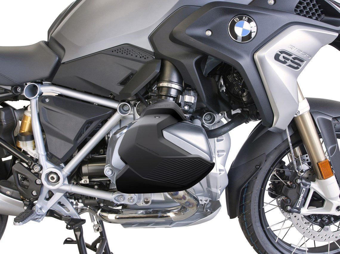 MachineartMoto X-Heads Engine Covers | Matte Black | BMW R1250 GS Adventure 2019>Current-MAM-X-HEAD-1250-Engine Covers-Pyramid Motorcycle Accessories