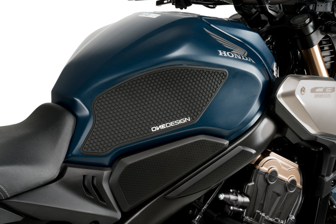 Onedesign Tank Grips | Black | Honda CBR 650 R 2019>Current -   Pyramid Motorcycle Accessories