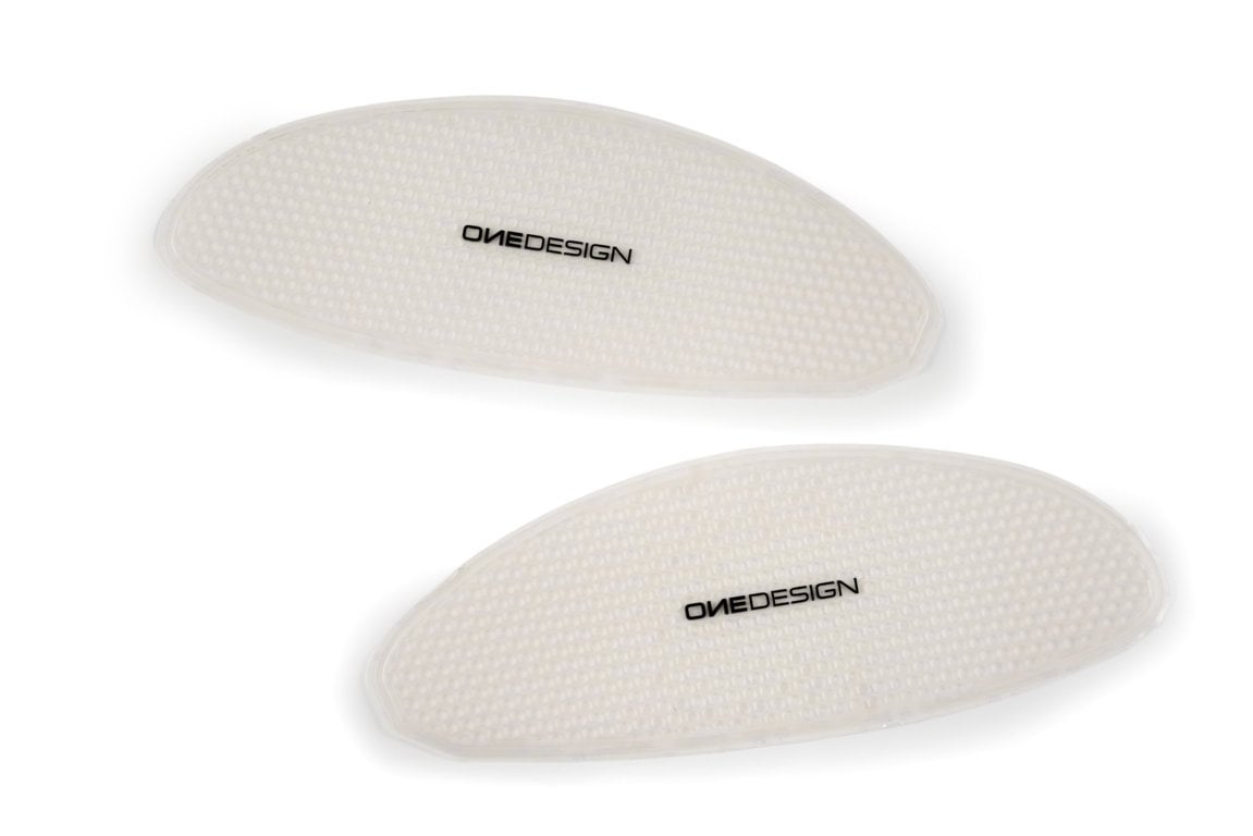 Onedesign Tank Grips | Clear | Aprilia Tuono V4 2021>Current -   Pyramid Motorcycle Accessories