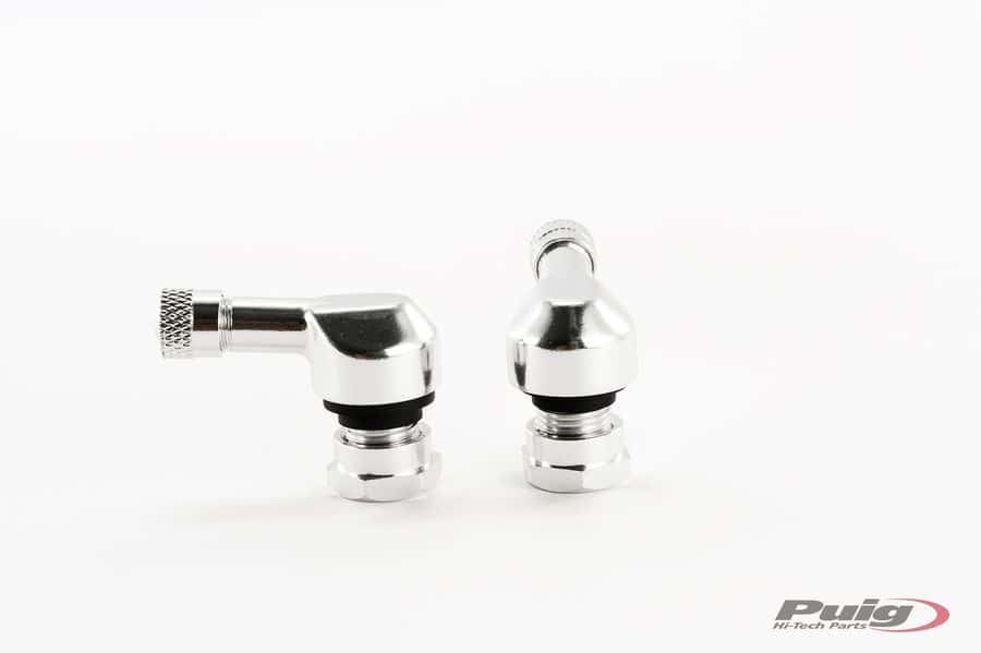 Puig 11mm Race Valve Caps | Silver -  Shop name