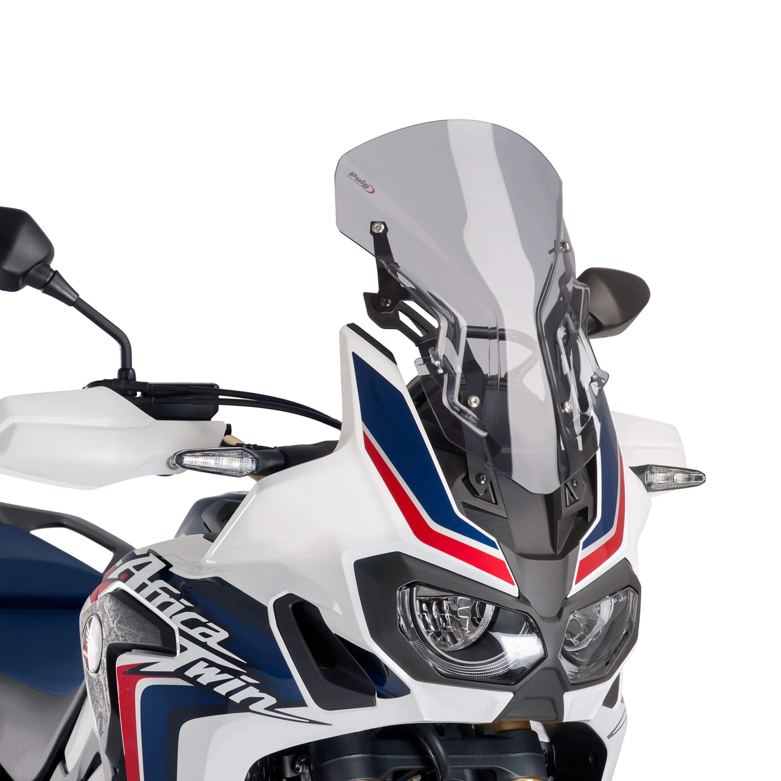 Puig Adjustable Racing Screen | Light Smoke | Honda CRF 1000 L Africa Twin 2016>2019 -  Shop name