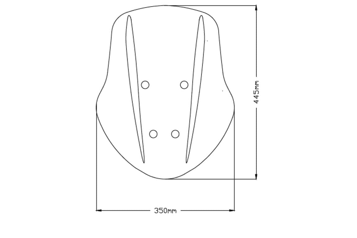 Puig Adjustable Touring Screen | Light Smoke | Ducati Diavel 1260 S 2019>Current-Screens-Pyramid Motorcycle Accessories