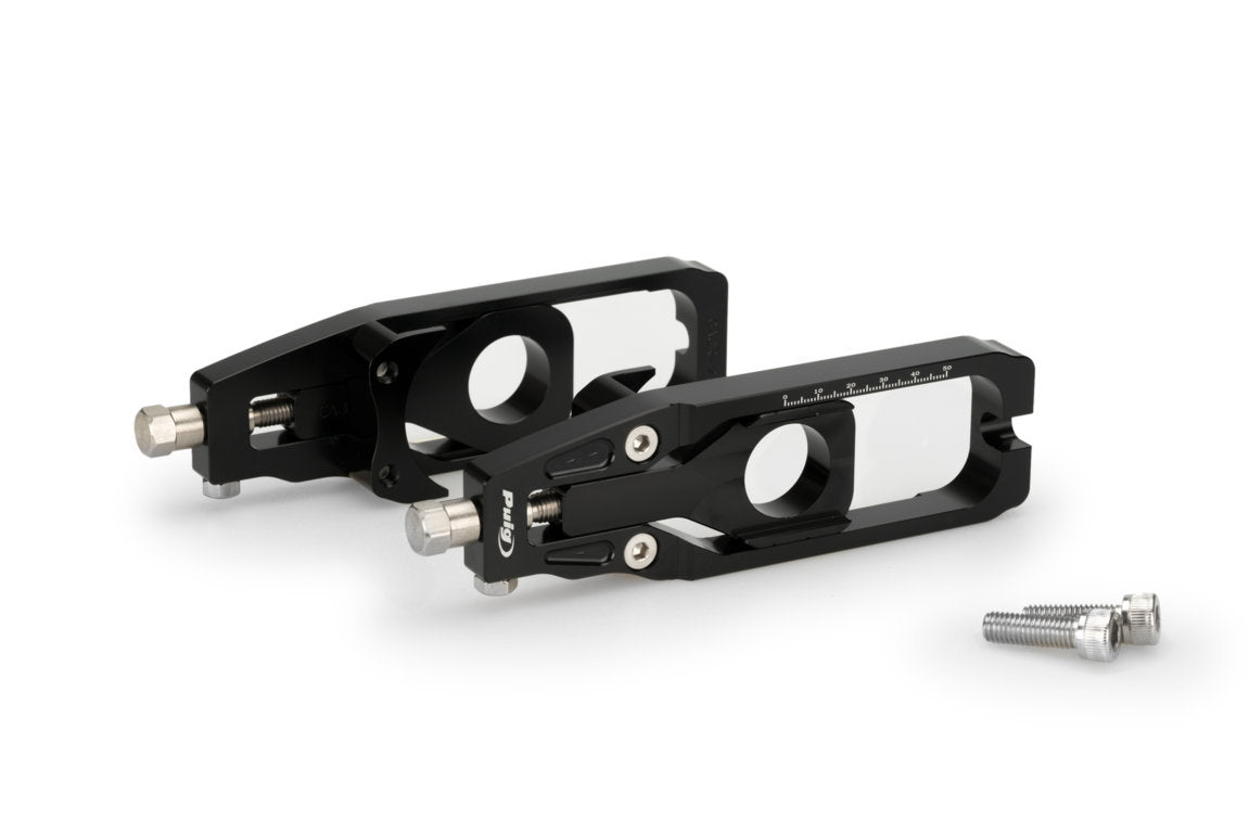 Puig Aluminium Chain Tensioner | Black | Aprilia Tuono V4R 2011>2014 -  Shop name