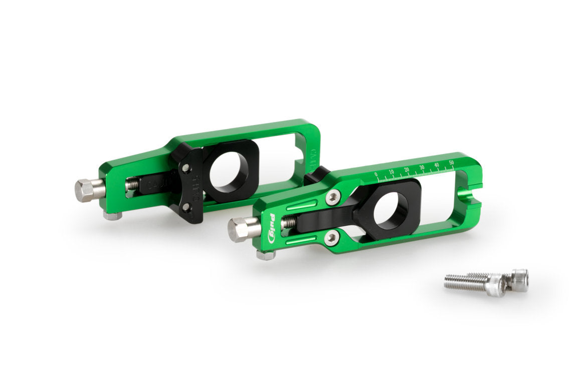 Puig Aluminium Chain Tensioner | Green | Honda CBR 600 RR 2007>2016 -  Shop name