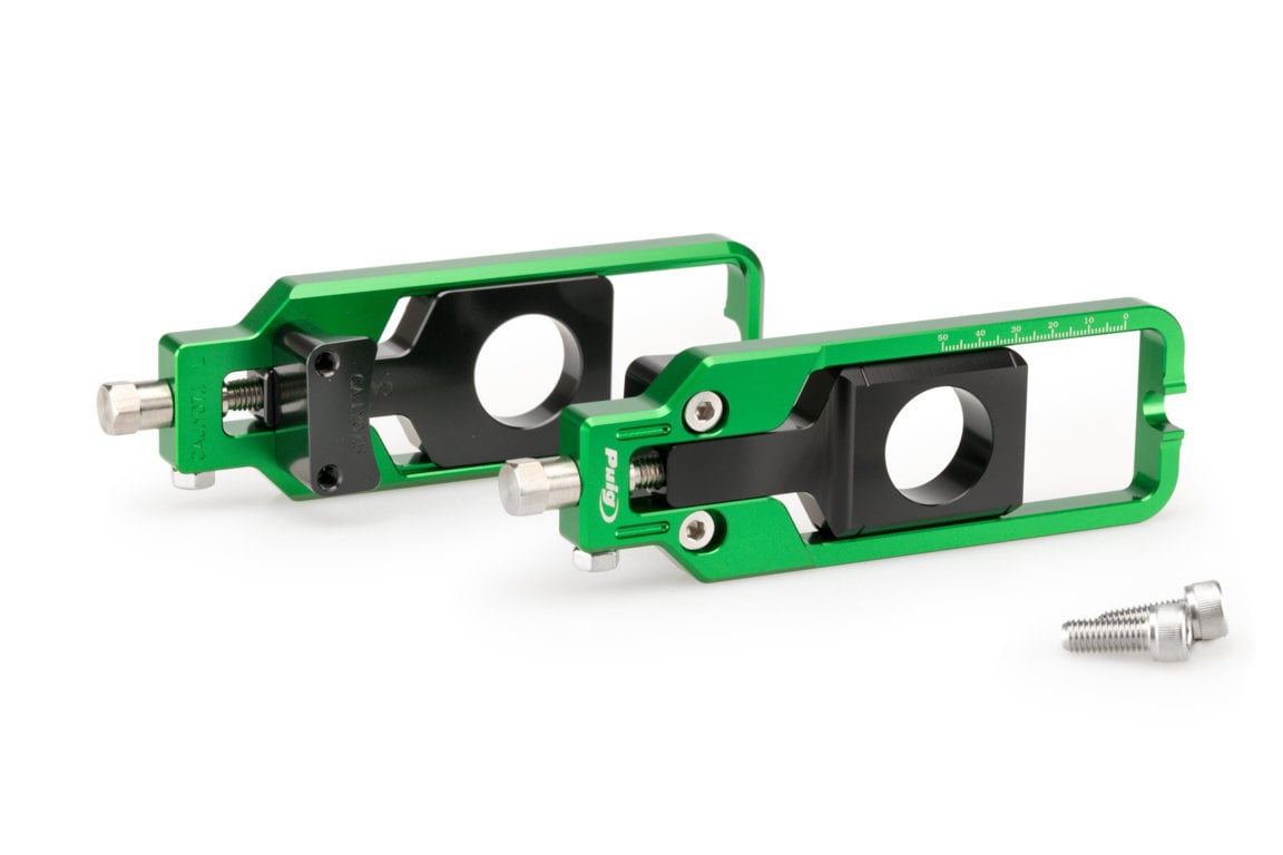 Puig Aluminium Chain Tensioner | Green | Yamaha YZF-R1 2020>2020 -  Shop name
