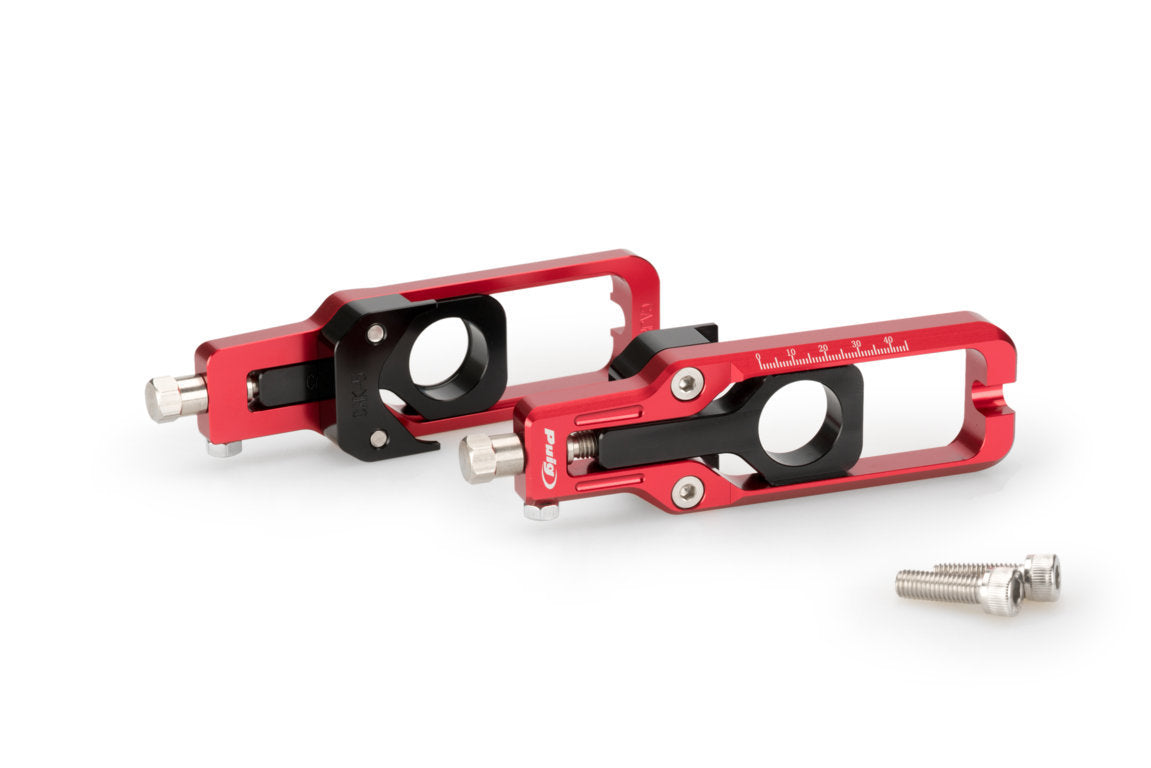 Puig Aluminium Chain Tensioner | Red | Kawasaki ZX10-R 2011>2015 -  Shop name