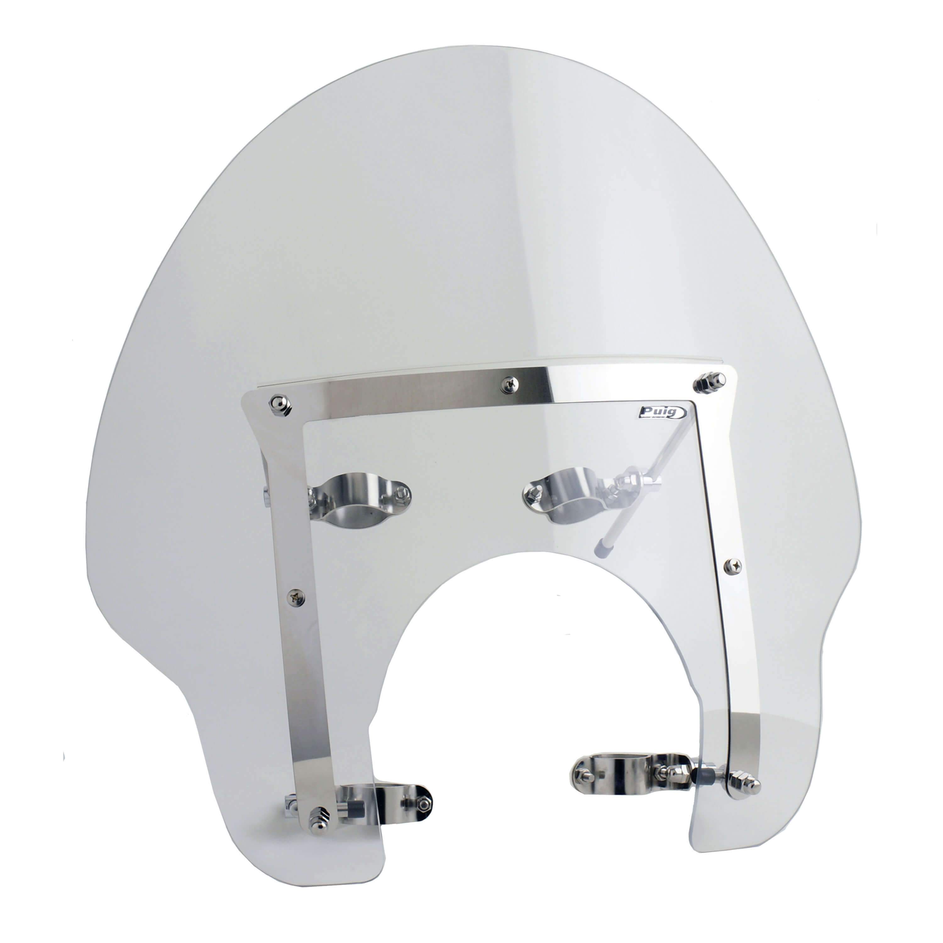 Puig America 2 Screen | Clear | Suzuki VL 250 LC Intruder 2000>2001-Screens-Pyramid Motorcycle Accessories