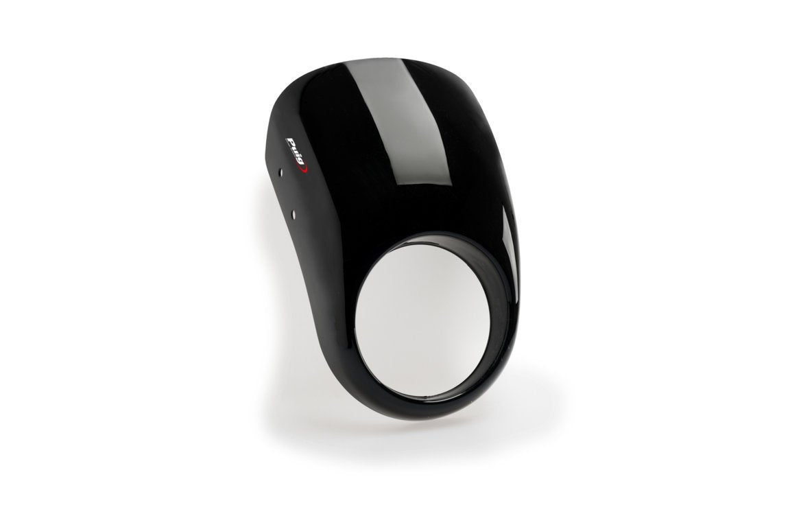 Puig Anarchy Screen | Black | Harley Davidson Dyna Street Bob (FXDB) 2007>2017 -   Pyramid Motorcycle Accessories