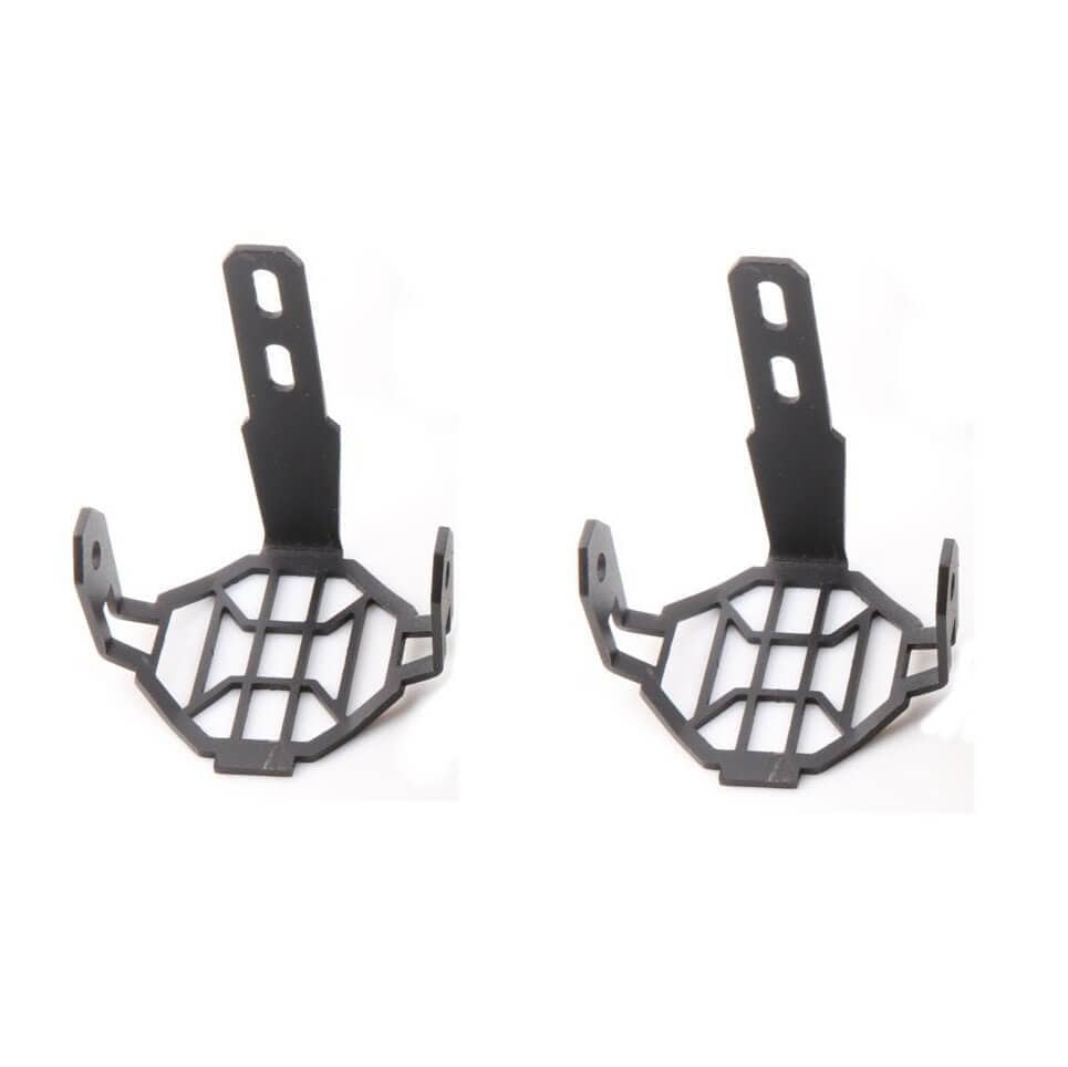 Puig Auxiliary Light Guards (to fit Puig Auxiliary Lights) | Black | Yamaha Tracer 900 GT 2018>2020 -  Shop name