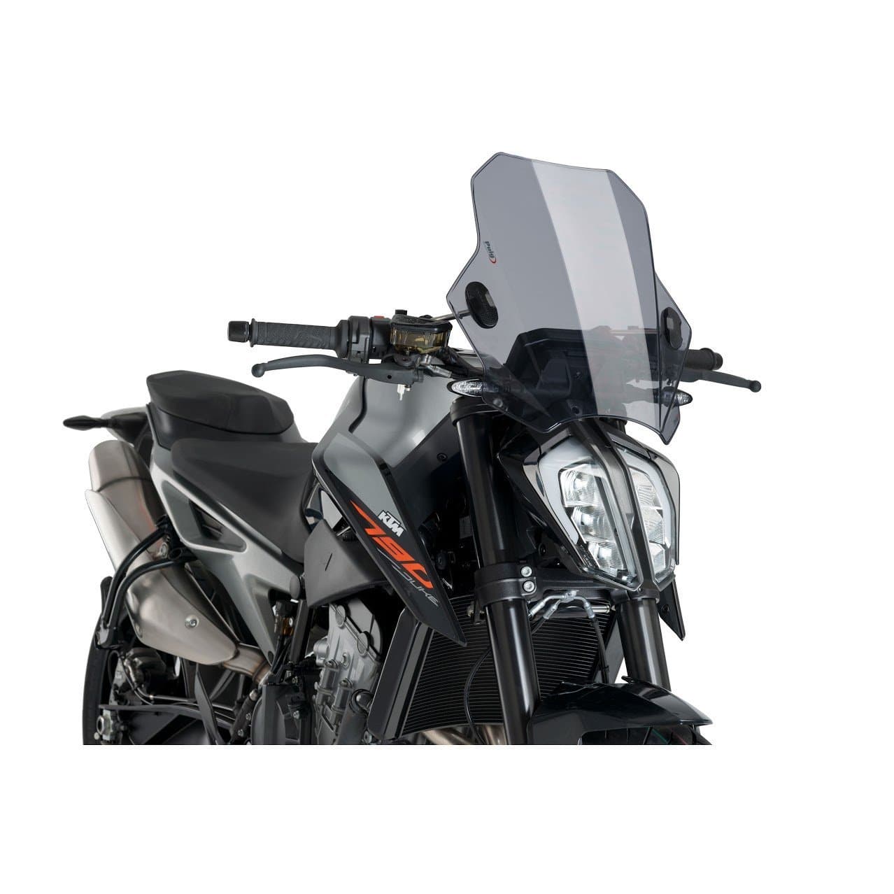Puig Bat Screen | Light Smoke | Kawasaki Z 250 SL 2015>2016-M8088H-Screens-Pyramid Motorcycle Accessories