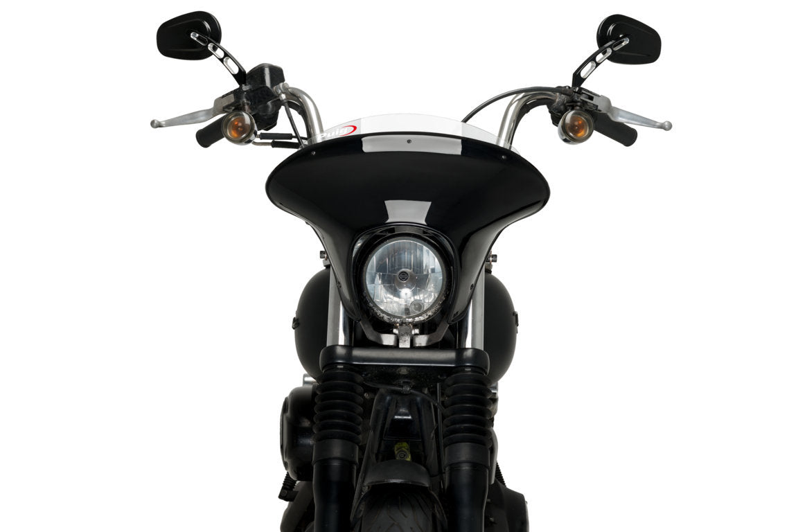 Puig Batwing SML Sport Screen | Clear | Harley Davidson Dyna Street Bob (FXDB) 2007>2017 -   Pyramid Motorcycle Accessories