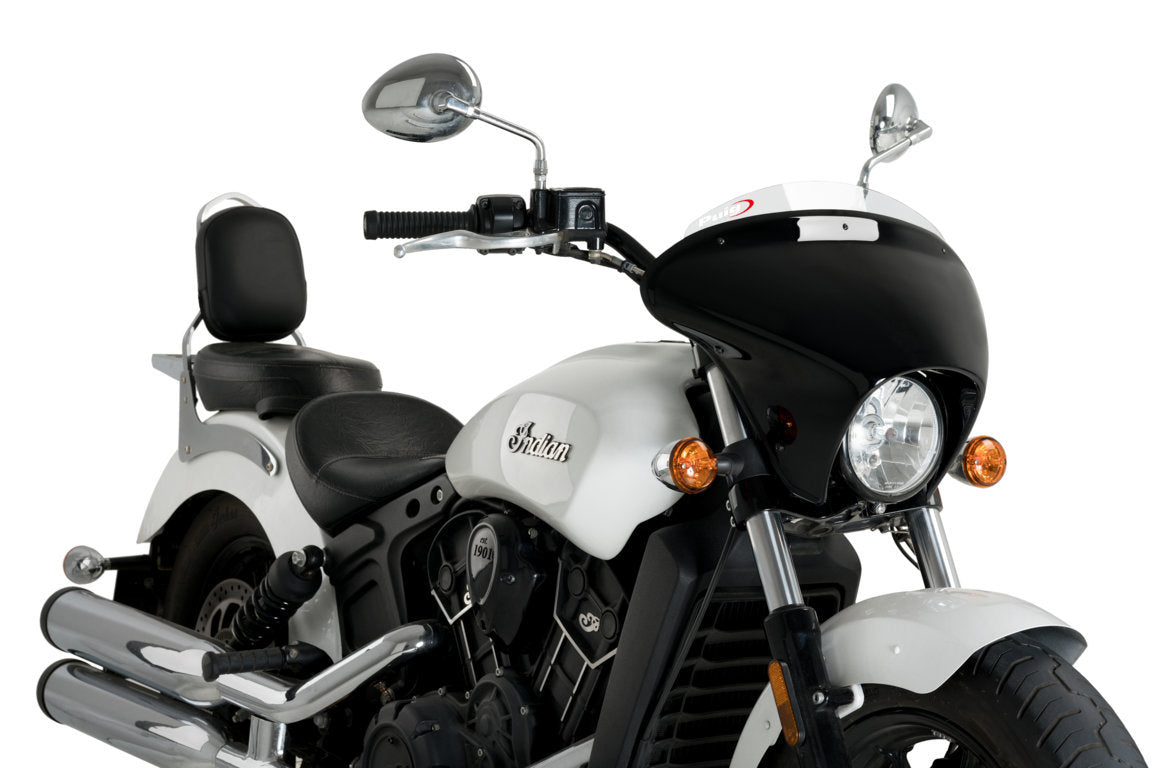 Puig Batwing SML Sport Screen | Clear | Indian Scout 2015>Current -   Pyramid Motorcycle Accessories