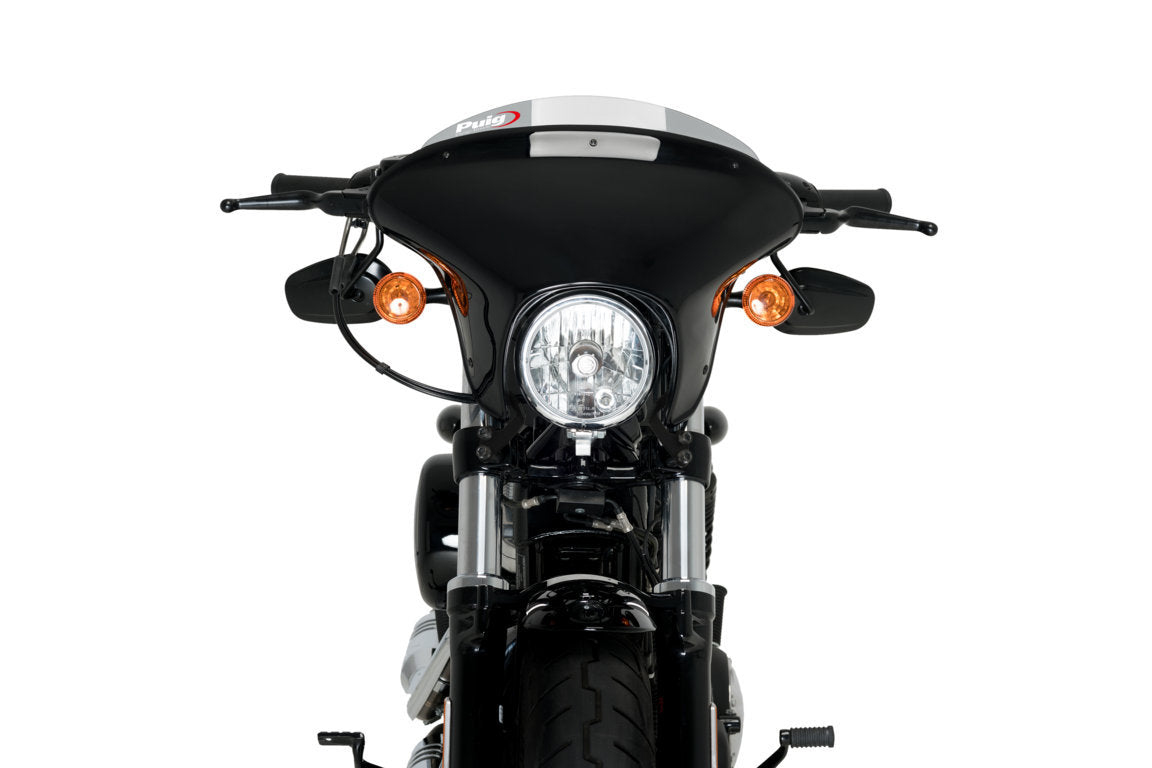 Puig Batwing SML Sport Screen | Light Smoke | Harley Davidson Sportster Forty Eight (XL1200X) 2015>2020 -   Pyramid Motorcycle Accessories