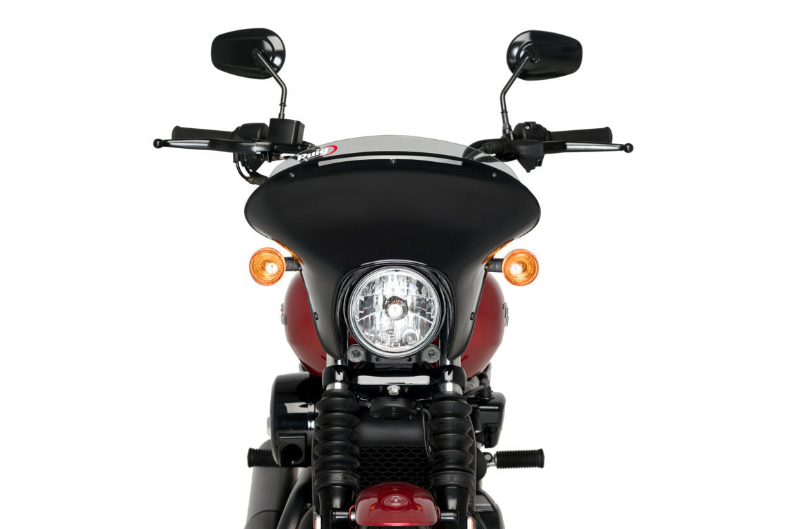 Puig Batwing SML Sport Screen | Light Smoke | Harley Davidson Street 750 (XG750) 2017>2020 -   Pyramid Motorcycle Accessories