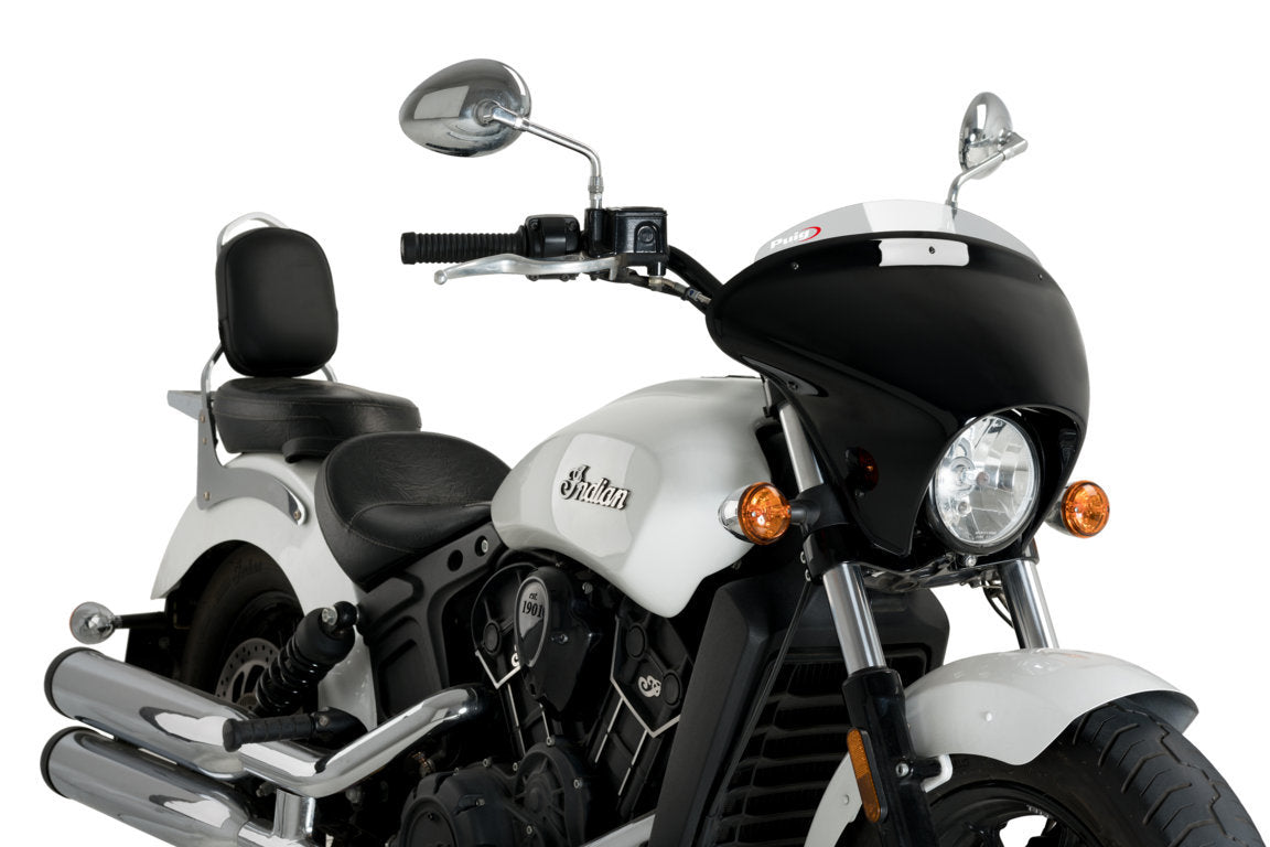 Puig Batwing SML Sport Screen | Light Smoke | Indian Scout 2015>Current -   Pyramid Motorcycle Accessories