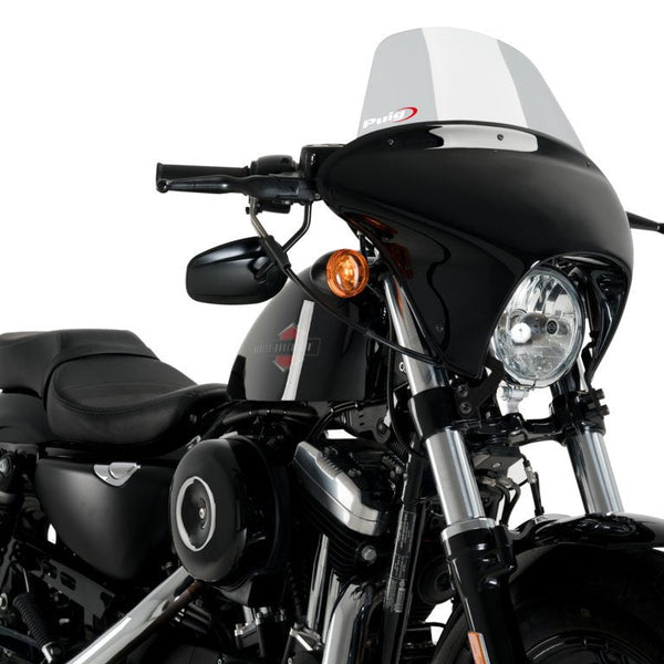 Puig Batwing SML Touring Screen | Light Smoke | Harley Davidson Sports