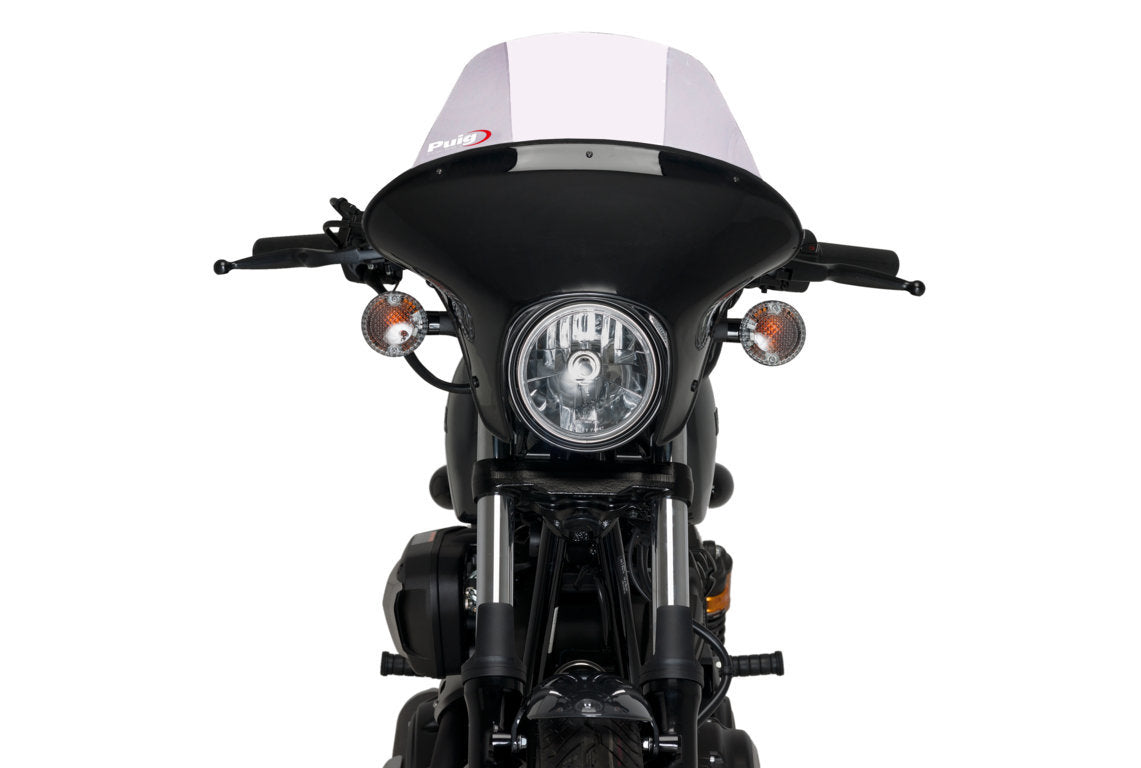 Puig Batwing SML Touring Screen | Light Smoke | Yamaha XV 950 2014>2018 -   Pyramid Motorcycle Accessories