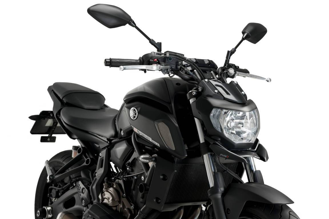 Puig Beak | Matte Black | Yamaha MT-07 2018>2020-M3480J-Beaks-Pyramid Motorcycle Accessories