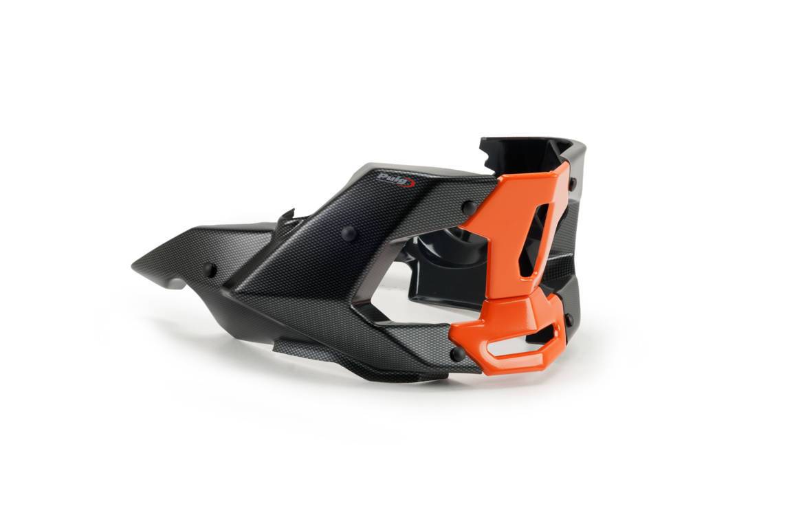 Puig Belly Pan | Carbon Look | KTM 790 Duke 2018>Current-M9669C-Belly Pans-Pyramid Motorcycle Accessories