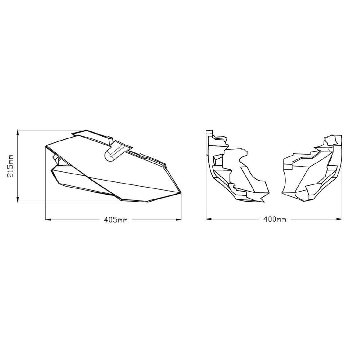 Puig Belly Pan | Carbon Look | Kawasaki Z 400 2019>Current -  Shop name
