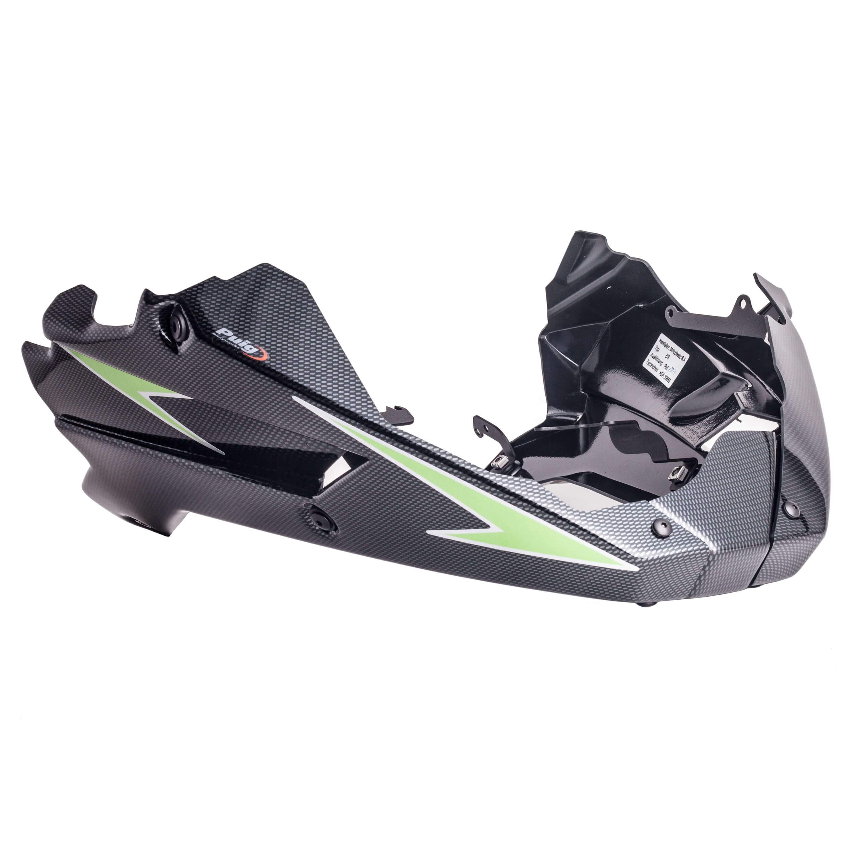 Puig Belly Pan | Carbon Look | Kawasaki Z 800 E 2013>2016 -  Shop name