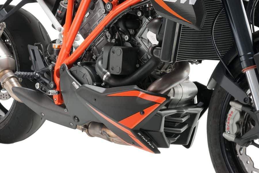 Puig Belly Pan | Matte Black | KTM 1290 Superduke R 2014>2019-M7573J-Belly Pans-Pyramid Motorcycle Accessories
