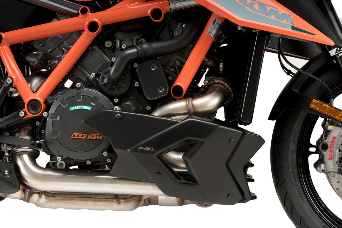 Puig Belly Pan | Matte Black | KTM 1290 Superduke R 2020>Current-M20428J-Belly Pans-Pyramid Motorcycle Accessories
