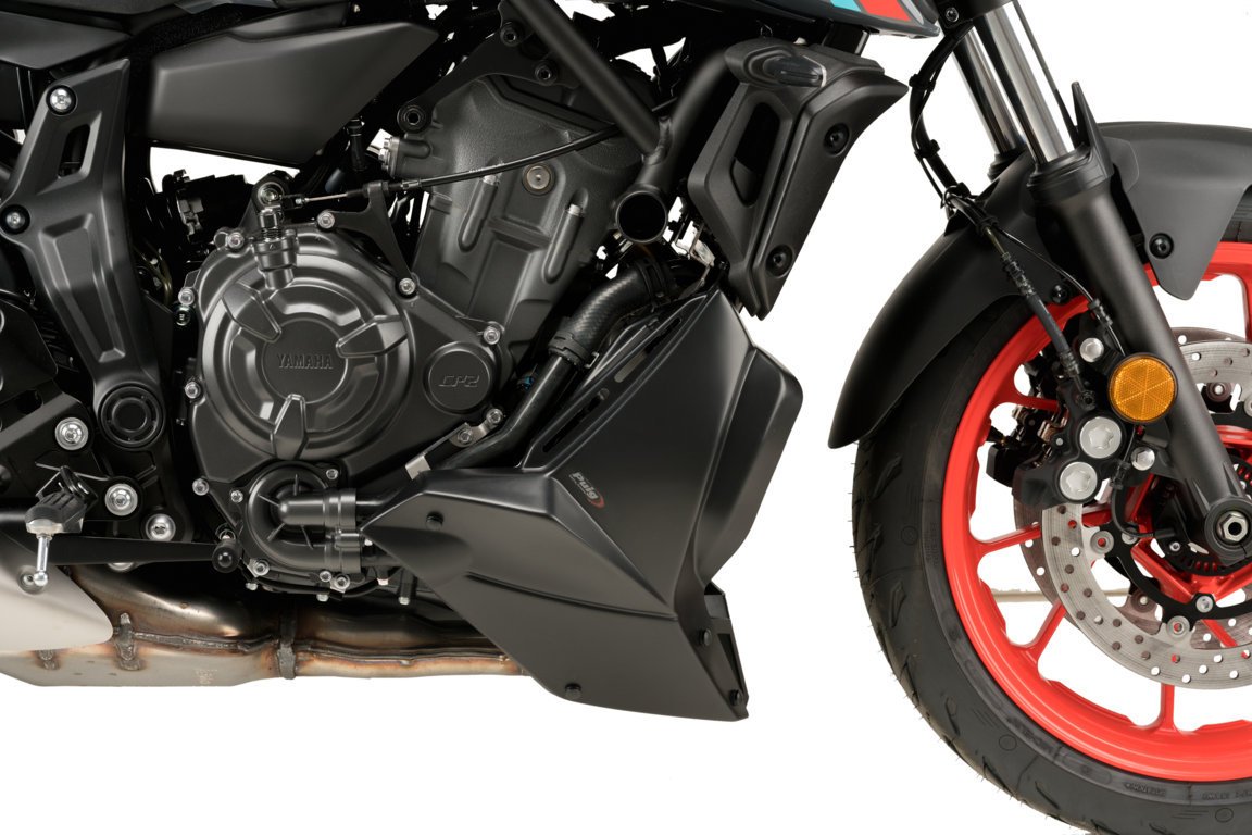 Puig Belly Pan | Matte Black | Yamaha MT-07 2021>2024 -  Shop name