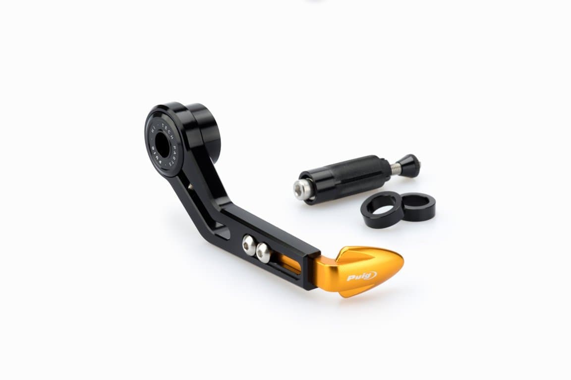 Puig Brake Lever Protector | Gold | Honda Forza 750 2021>Current-M3765O-Lever Guards-Pyramid Motorcycle Accessories