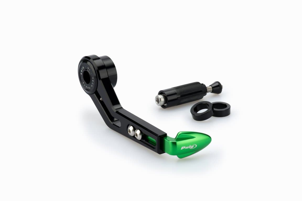 Puig Brake Lever Protector | Green | KTM 390 Duke 2013>2016-M3765V-Lever Guards-Pyramid Motorcycle Accessories