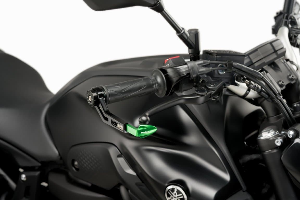 Puig Brake Lever Protector | Green | KTM 690 Duke 2012>Current-M3765V-Lever Guards-Pyramid Motorcycle Accessories