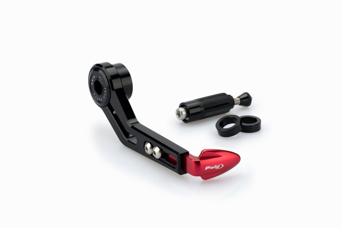 Puig Brake Lever Protector | Red | KTM 690 Duke R 2012>2017-M3765R-Lever Guards-Pyramid Motorcycle Accessories