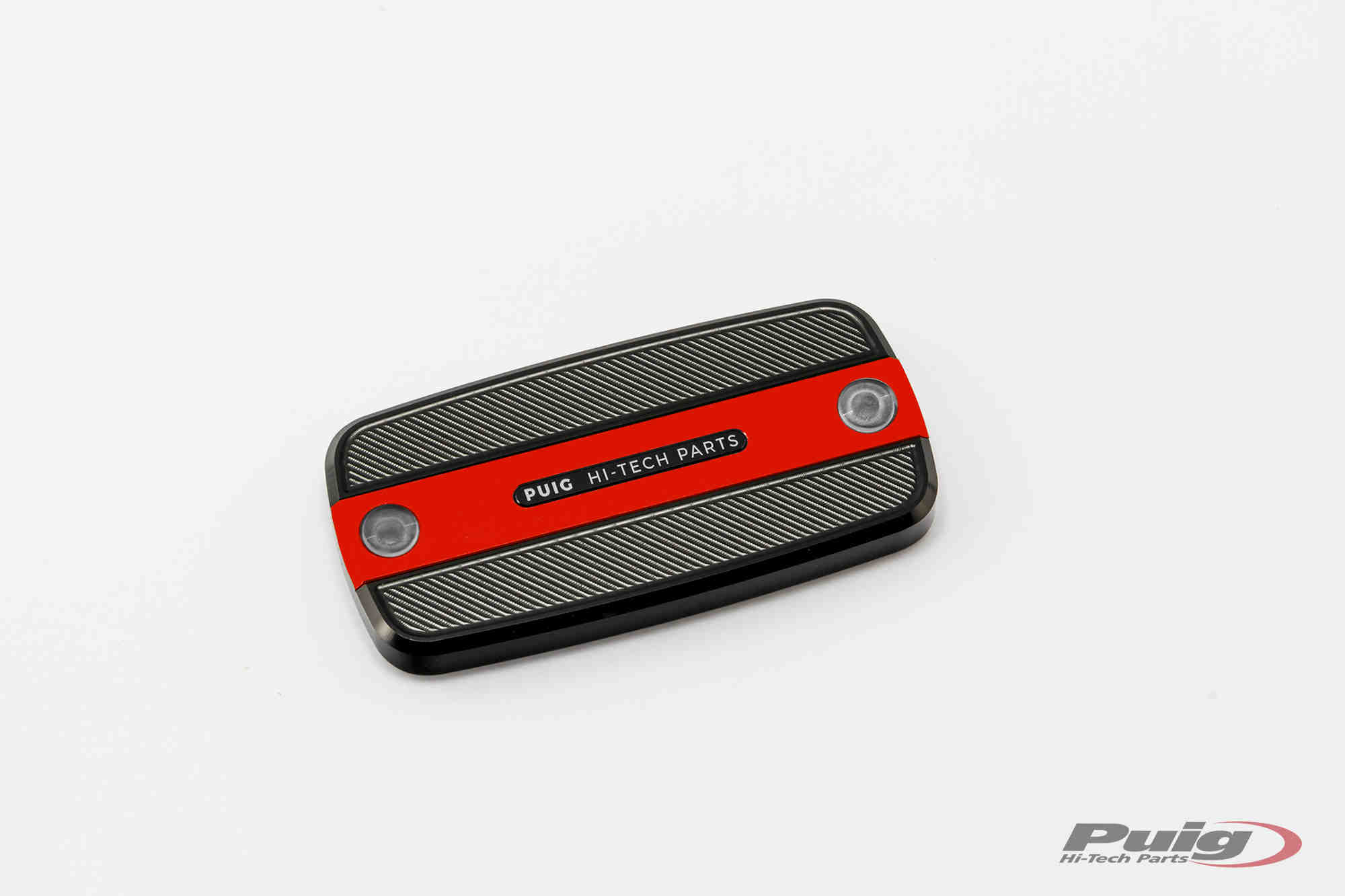 Puig Brake/Clutch Fluid Reservoir Cover | Red | Honda CB 1300 2003>2010-Reservoir Covers-Pyramid Motorcycle Accessories