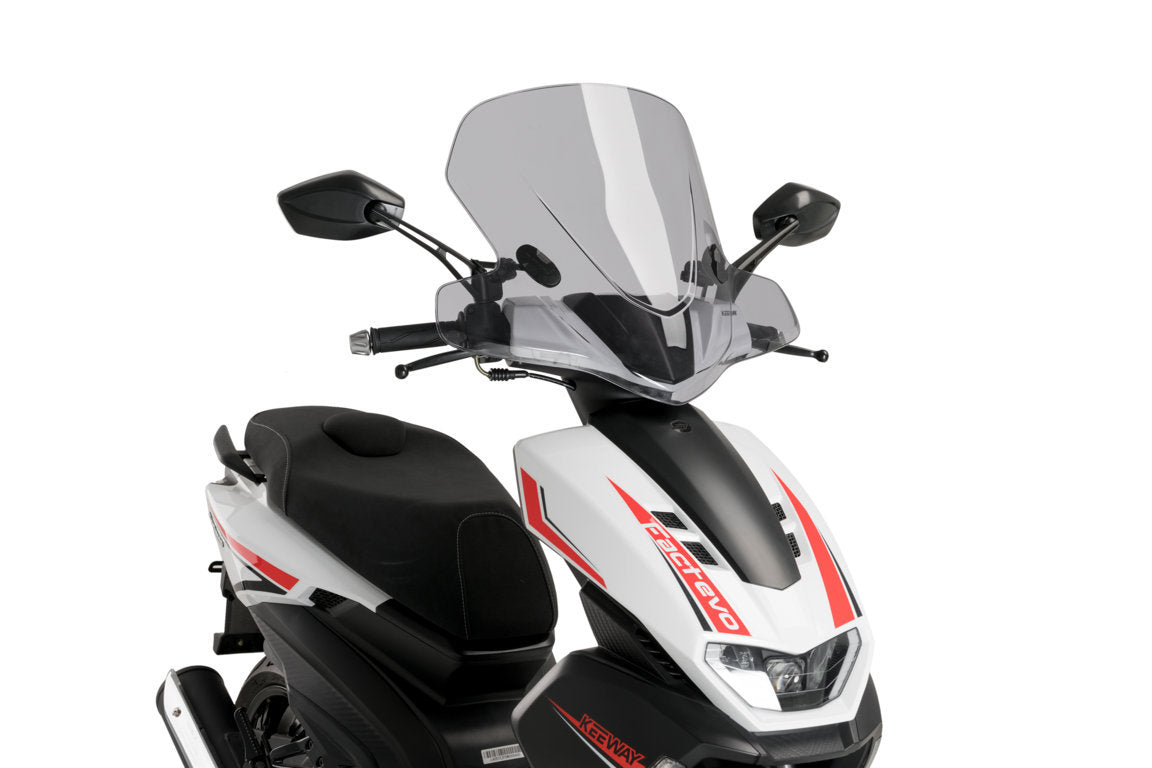 Puig City Touring Screen | Light Smoke | Keeway Fact Evo 125 2022>Current -  Shop name