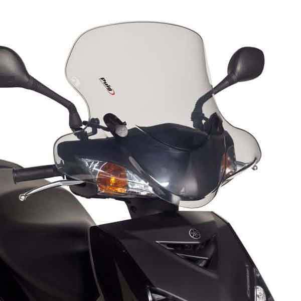 Puig City Touring Screen | Light Smoke | Yamaha Cygnus X 2004>2013-Screens-Pyramid Motorcycle Accessories