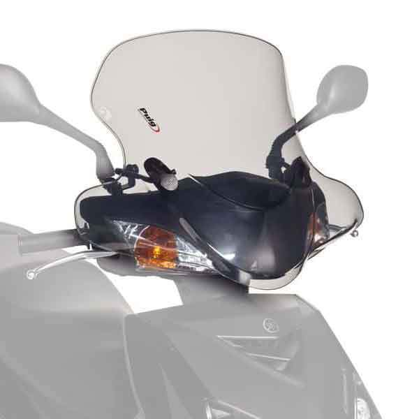 Puig City Touring Screen | Light Smoke | Yamaha Cygnus X 2004>2013-Screens-Pyramid Motorcycle Accessories