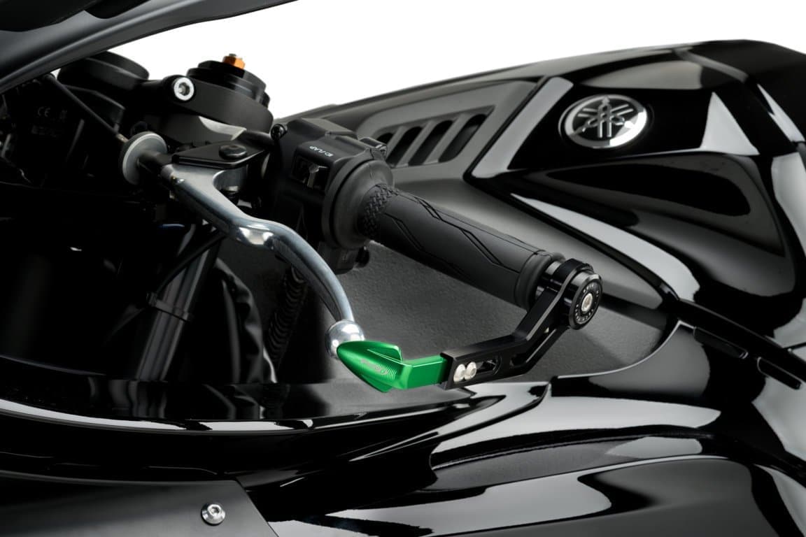 Puig Clutch Lever Protector | Green | Indian FTR 1200/S 2019>Current-M3877V-Lever Guards-Pyramid Motorcycle Accessories