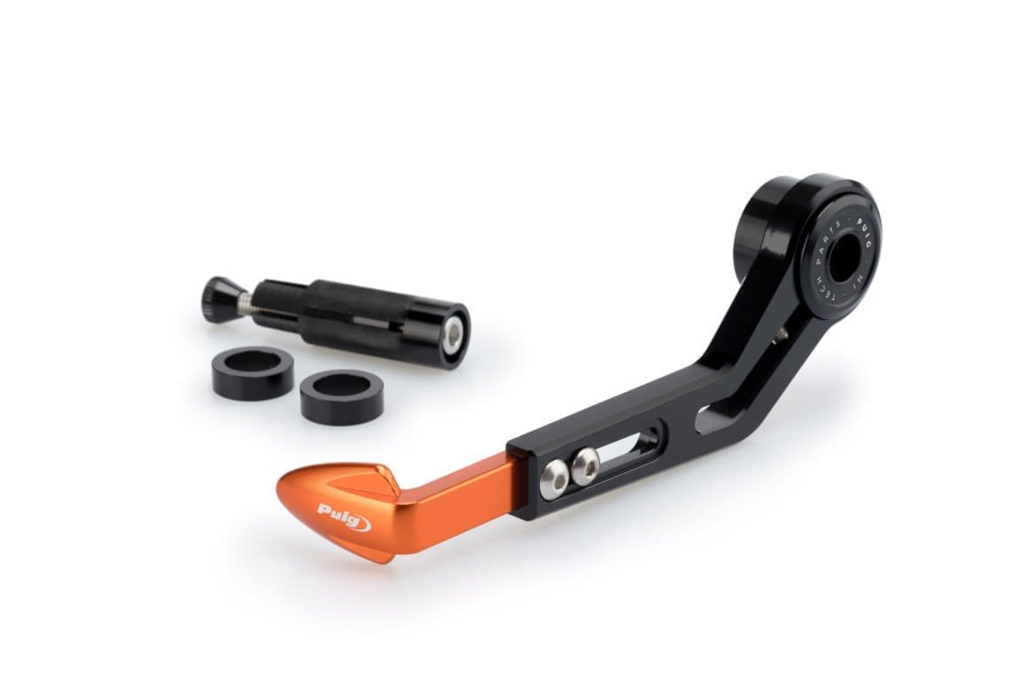 Puig Clutch Lever Protector | Orange | Honda CB 750 1993>2003-M3877T-Lever Guards-Pyramid Motorcycle Accessories