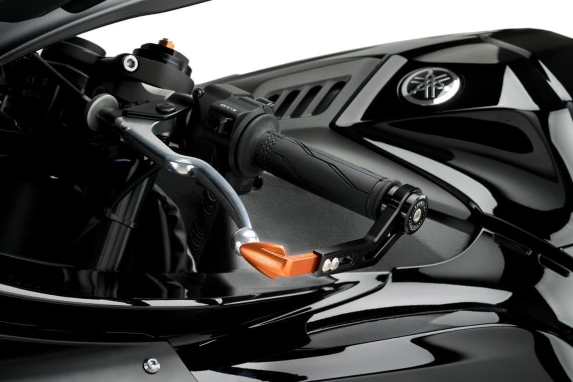 Puig Clutch Lever Protector | Orange | Honda CBF 600 S 2008>2014-M3877T-Lever Guards-Pyramid Motorcycle Accessories