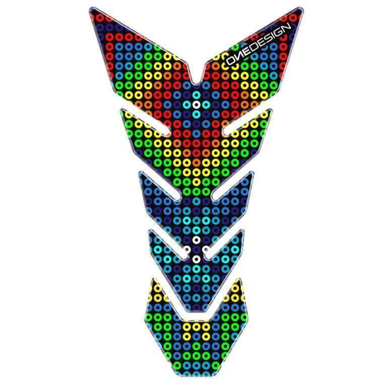 Puig Coloury Tank Pad | Red-Tank Protection-Pyramid Motorcycle Accessories